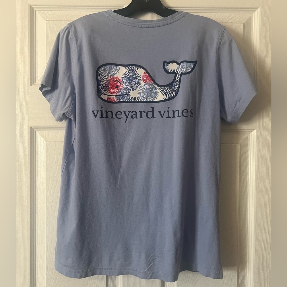 Vineyard Vines Light Blue Cotton Tee
